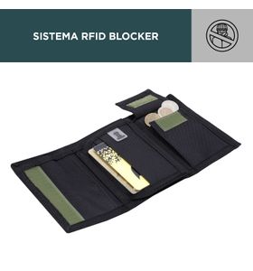 Billetera En Lona Rfid Quincly