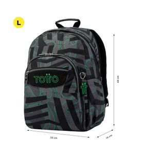 Mochila Porta Pc Ergonómica Acuarela