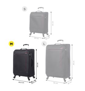 Maleta Mediana 360 Travel Lite M