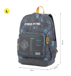 Mochila Grande Free Fire Kla L