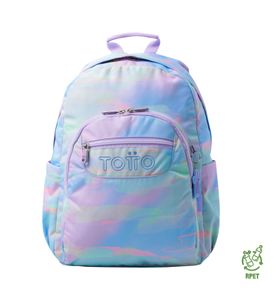 Mochila Escolar Porta Pc 14" Acuarela