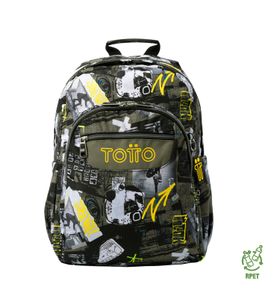 Mochila Escolar Porta Pc 14" Acuarela