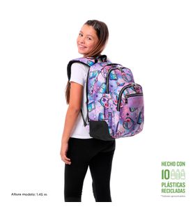 Mochila Escolar Porta Pc 14" Rayol