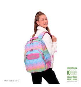 Mochila Escolar Porta Pc 14" Rayol