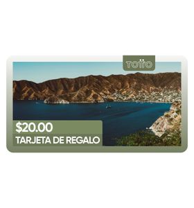 TARJETA DE REGALO DIGITAL $ 20