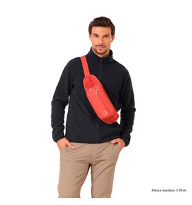 Cangurera Para Mujer Clear Rut Rojo