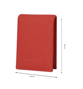 Billetera Mesh S Con RFID Blocker Roja