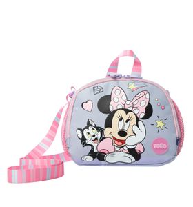 Lonchera Para Niña Minnie Gris