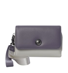 Billetera Style Can con RFID Blocker Morada/Gris