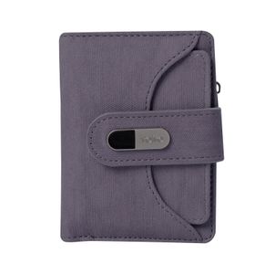 Billetera Dull S Con RFID Blocker Morada