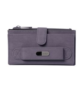 Billetera Dull L Con RFID Blocker Morada