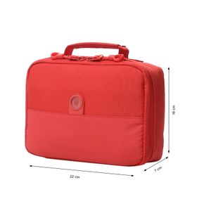 Lonchera con Aislamiento Térmico Fit Roja