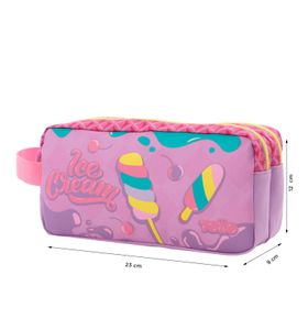 Multiuso Escolar Para Niña Ice Pop Rosado