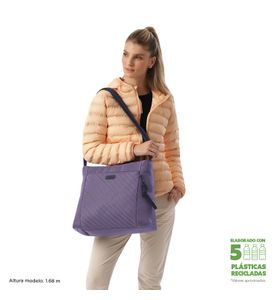 Bolso Shopping Para Mujer Arlyn L Morado