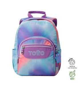 Mochila Juvenil Porta Tableta 10" Tempera Glitter Verde