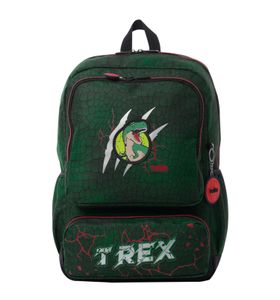 Mochila Para Niño Rex Dino L Verde