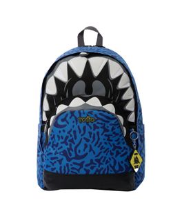 Mochila Para Niño Sharky L Azul