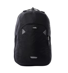 Mochila Universitaria Porta Pc 16" Mako Negro Hombre