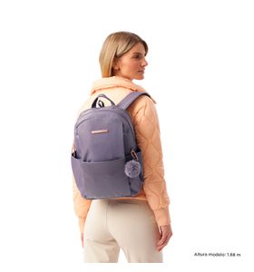 Mochila Ejecutiva Porta Pc 14" Adelaide 1 2.0 Morado Mujer