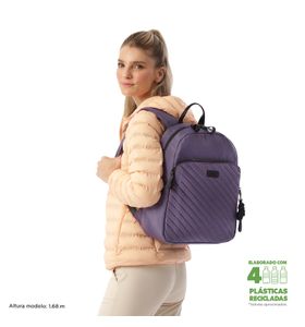 Mochila Porta Pc 15.4" Mochila Arlyn M Morado Mujer