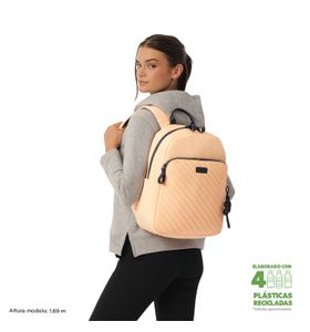 Mochila Porta Pc 15.4" Mochila Arlyn M Durazno Mujer