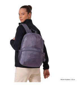 Mochila Universitaria Porta Pc 14" Trik M Morado Mujer