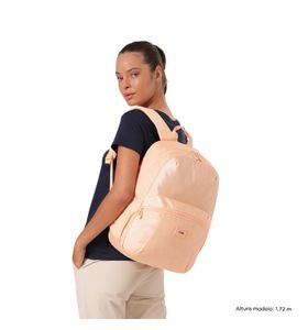 Mochila Universitaria Porta Pc 14" Trik M Durazno Mujer