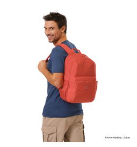 Mochila Universitaria Porta Pc 14" Trik M Rojo Hombre