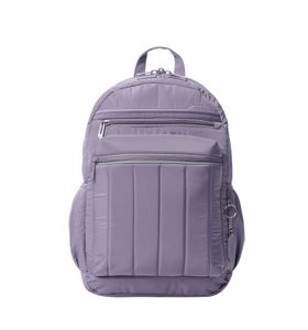 Mochila Universitaria Porta Pc 14" Plaine Morado Mujer