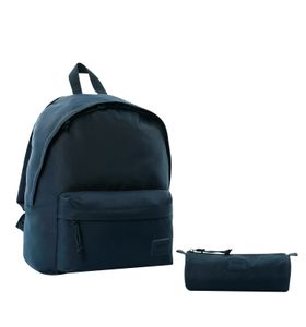 Kit Escolar Pack X2 Mochila + Multiuso Kalex Azul