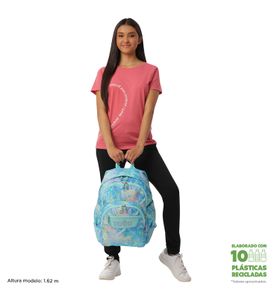 Mochila Juvenil Porta Pc 14" Rayol Azul