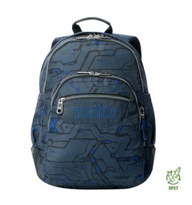 Mochila Juvenil Porta Pc 14" Rayol Gris