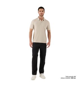 Camisa Polo Sky Para Hombre Beige