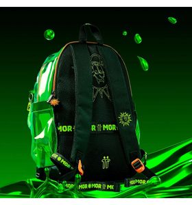 Mochila Transparente Ferxxo Porta PC 14" Efecto Brillante