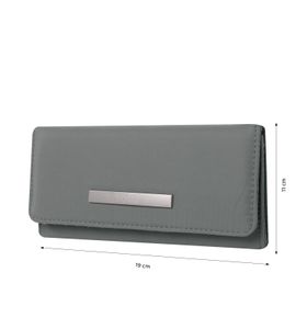 Billetera Adelaide 2 Con Rfid Blocker Gris