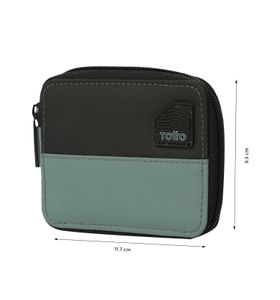 Billetera Contrast Mad 2.0 Con Rfid Blocker Negra/verde