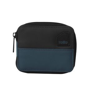 Billetera Contrast Mad 2.0 Con Rfid Blocker Negra/azul