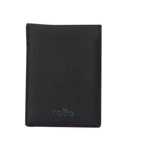 Billetera Dual Pequeña Con Rfid Blocker Negra