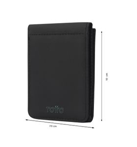 Billetera Dual Grande Con Rfid Blocker Negra