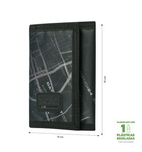 Billetera Tojal Con Rfid Blocker Negra