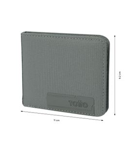 Billetera Falangero Con Rfid Blocker Gris