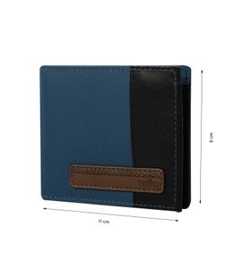 Billetera Halvo Con Rfid Blocker Azul