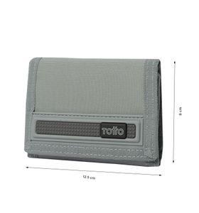 Billetera Bacalao Con Rfid Blocker Gris