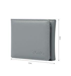 Billetera Ermatto Con Rfid Blocker Gris