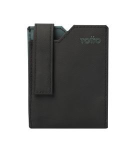 Portadocumentos Flapp 2.0 Con Rfid Blocker Negro