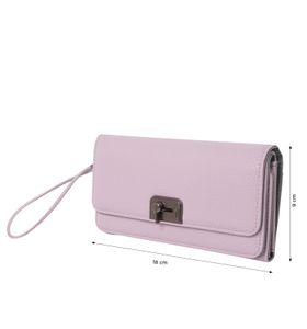 Billetera Smooth Sub Con Rfid Blocker Rosada
