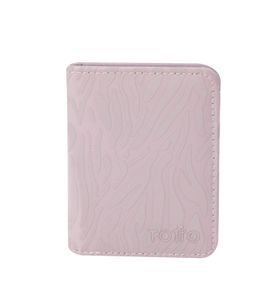 Billetera Texture Rig Con Rfid Blocker Rosada