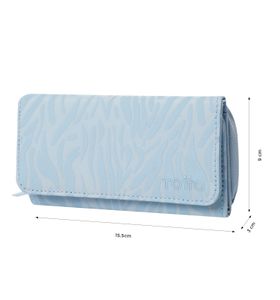 Billetera Texture Var Con Rfid Blocker Azul