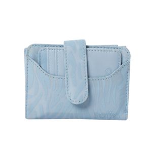 Billetera Texture Dull Con Rfid Blocker Azul