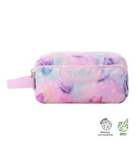 Estuche Multiusos Agapec Glitter Rosado